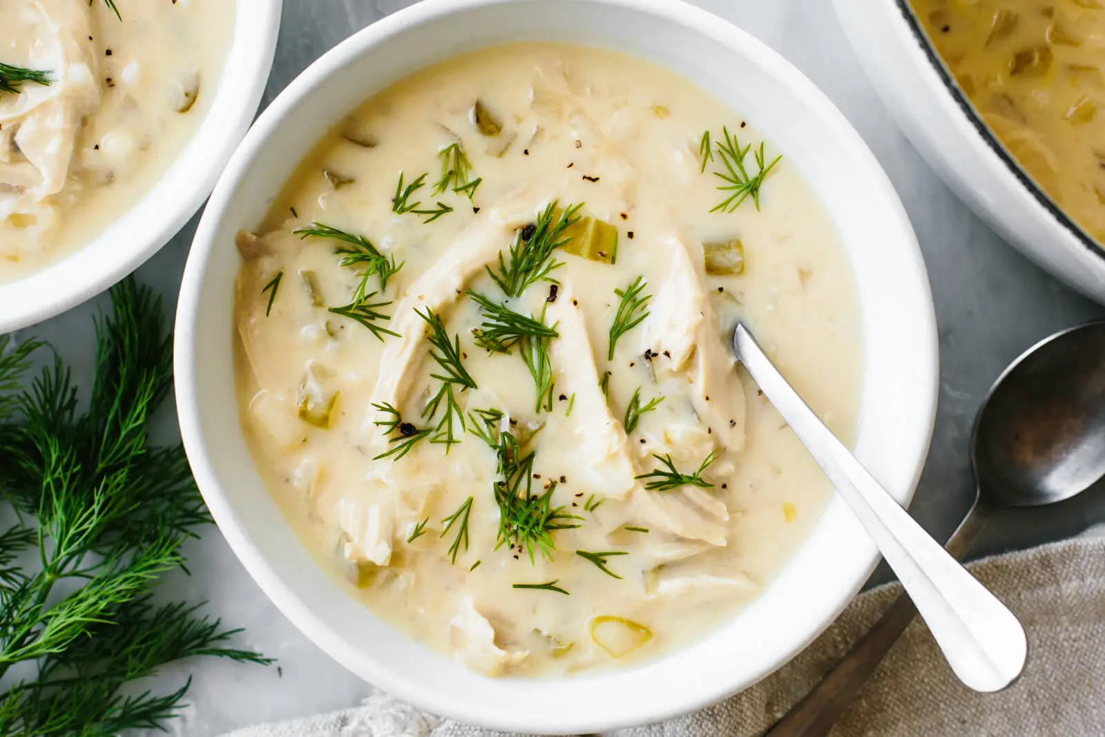 Greek Avgolemono Soup